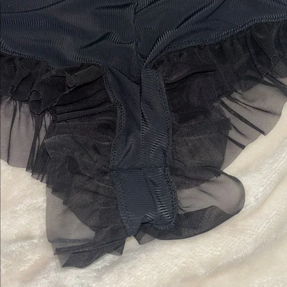 Sheer high waisted lounge shorts size S - Picture 4 of 5